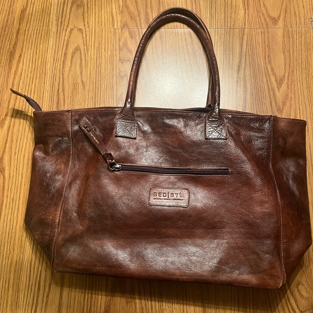 Leather BED STU Tote